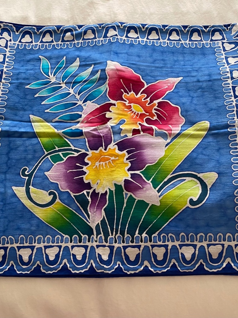Malaysian batik pillow covers